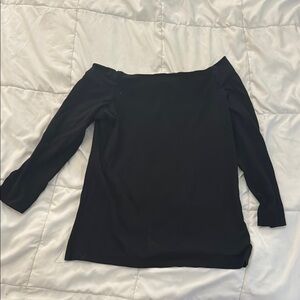 Black Off-Shoulder Top